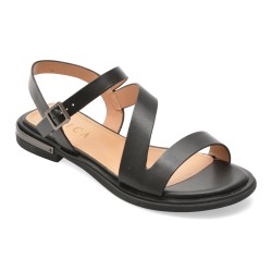 Sandale EPICA negre, 1294, din piele naturala