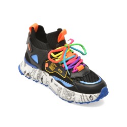 Pantofi sport BITE THE BULLET negri, 231681, din material textil