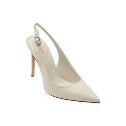 Pantofi eleganti ALDO albi, STESSYSLING 121, din piele naturala