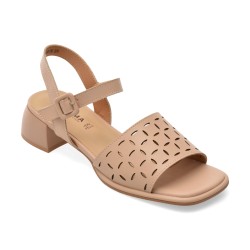 Sandale KARISMA bej, WC60001, din piele naturala