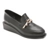 Mocasini GOLD DEER negri, 3892523, din piele naturala