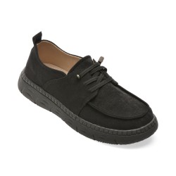 Mocasini FLAVIA PASSINI negri, A6030, din material textil