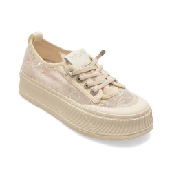 Pantofi PASS COLLECTION bej, XA60006, din material textil