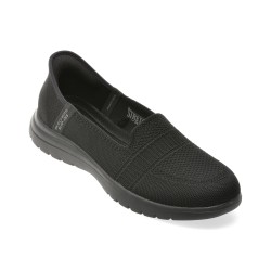 Pantofi sport SKECHERS negri, ON-THE-GO FLEX, din material textil