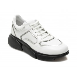 Pantofi sport GOLDDEER albi, 213, din piele naturala