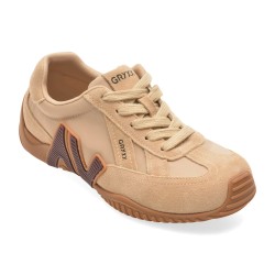 Pantofi sport GRYXX gri, C61203, din piele intoarsa