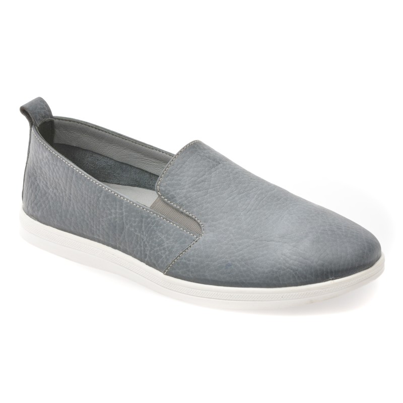 Pantofi EVIDA gri, EV2812, din nabuc