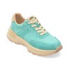 Pantofi sport PASS COLLECTION albastri, M960012, din material textil si piele naturala