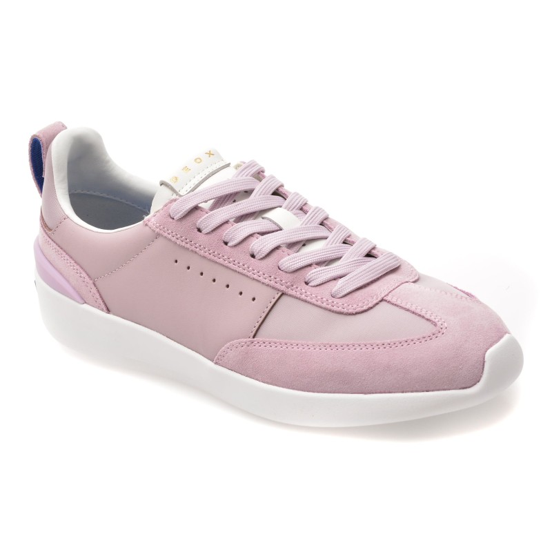 Pantofi sport GEOX mov, D659JA, din piele naturala