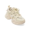 Pantofi sport PASS COLLECTION bej, CM60003, din piele ecologica