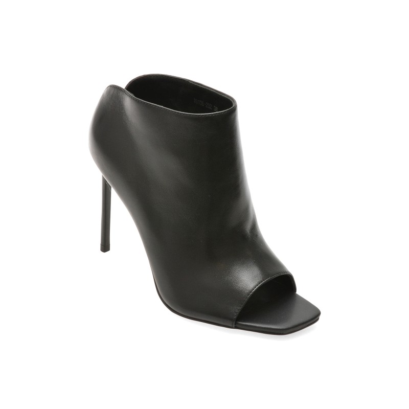 Pantofi eleganti EPICA PREMIUM negri, 20136, din piele naturala