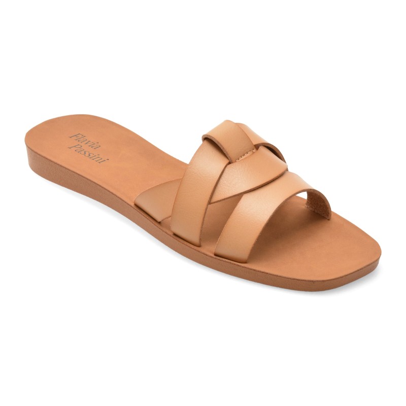 Papuci FLAVIA PASSINI bej, 945, din piele naturala