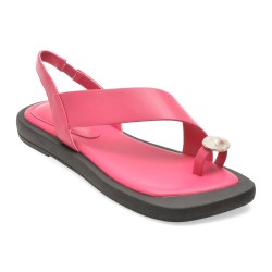 Sandale GRYXX fucsia, LD1025, din piele naturala