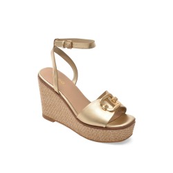 Sandale ALDO aurii, CARRABRIRIA 711, din piele ecologica