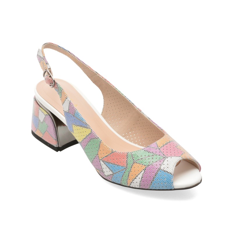 Sandale EPICA multicolor, JI60052, din piele intoarsa