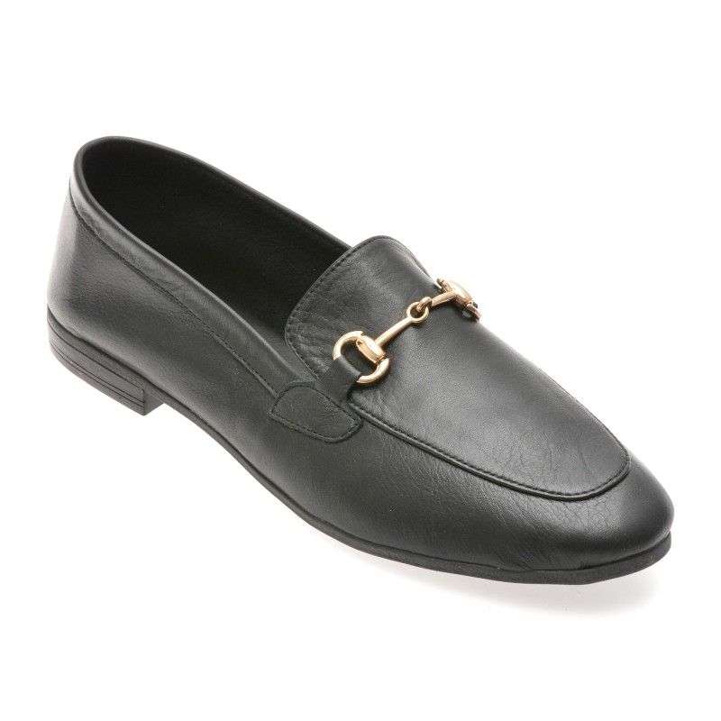 Mocasini FLAVIA PASSINI negri, GTB1, din piele naturala