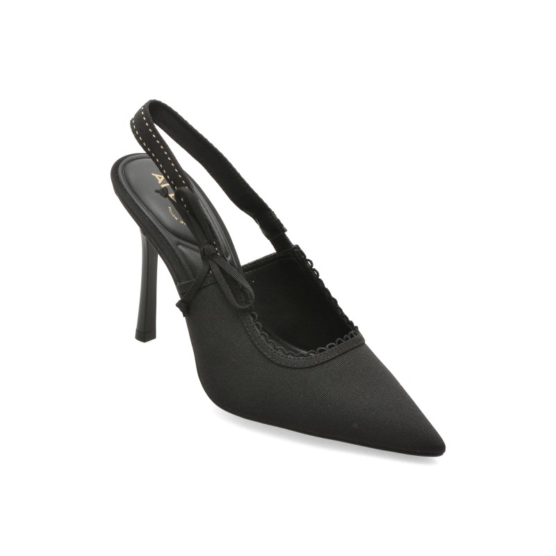 Pantofi eleganti ALDO negri, HENNIE 007, din material textil