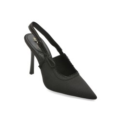 Pantofi eleganti ALDO negri, HENNIE 007, din material textil