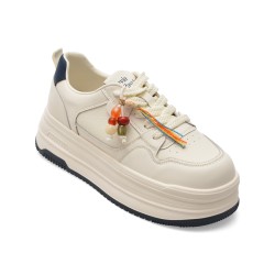 Pantofi sport FLAVIA PASSINI albi, 2869, din piele naturala