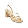 Sandale ALDO aurii, ATLANTICUS 710, din piele ecologica