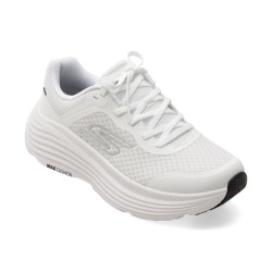 Pantofi sport SKECHERS albi, MAX CUSHIONING ENDEAVOUR, din material textil