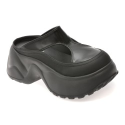 Papuci GRYXX negri, 6350, din piele naturala