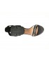 Sandale EPICA negre, 401D13, din piele naturala