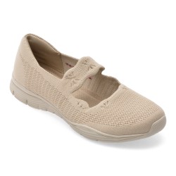 Pantofi sport SKECHERS bej, SEAGER, din material textil