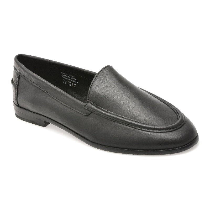 Mocasini ALDO negri, AMBAR 001, din piele naturala