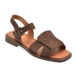 Sandale FLAVIA PASSINI maro, 25711, din piele intoarsa