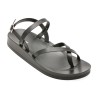 Sandale IMAGE negre, 10728, din piele ecologica