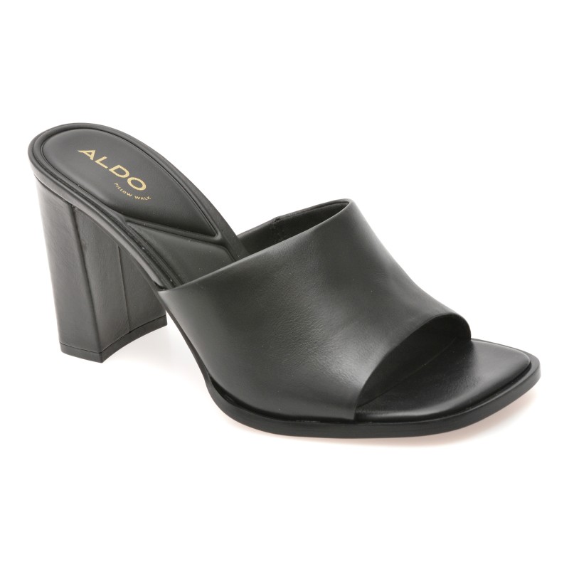 Papuci eleganti ALDO negri, RE-SOPHIA 001, din piele naturala