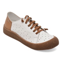 Pantofi sport GRYXX albi, 13011, din piele naturala