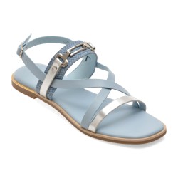 Sandale IMAGE albastre, 943, din piele ecologica