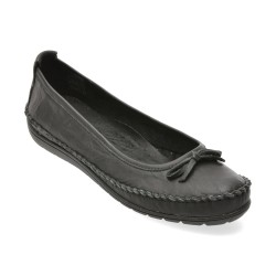 Balerini FLAVIA PASSINI negri, 2565, din piele naturala