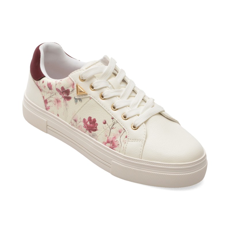 Pantofi sport ALDO albi, SADDIE 116, din piele ecologica