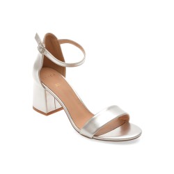 Sandale EPICA argintii, 922, din piele naturala lacuita