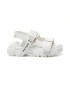 Sandale GRYXX albe, 21265, din piele naturala