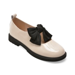 Pantofi FLAVIA PASSINI bej, 1349H12, din piele naturala lacuita