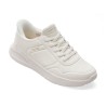 Pantofi sport SKECHERS albi, UNO LITE, din piele ecologica