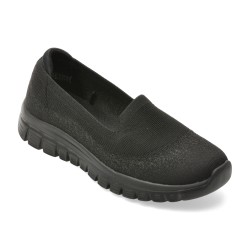 Pantofi sport SKECHERS negri, GRACEFUL, din material textil
