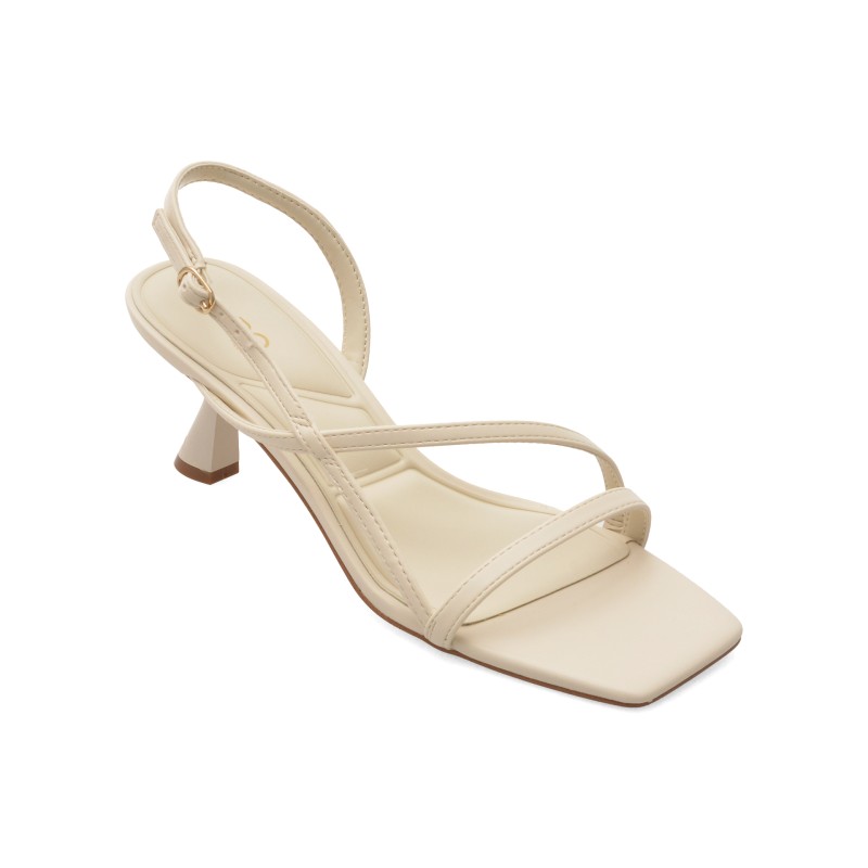 Sandale elegante ALDO albe, NASTAZIA 110, din piele ecologica