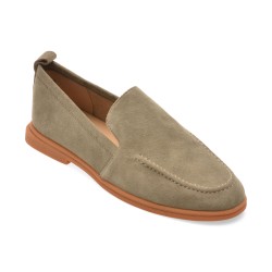 Mocasini FLAVIA PASSINI verzi, 1197G19, din piele intoarsa