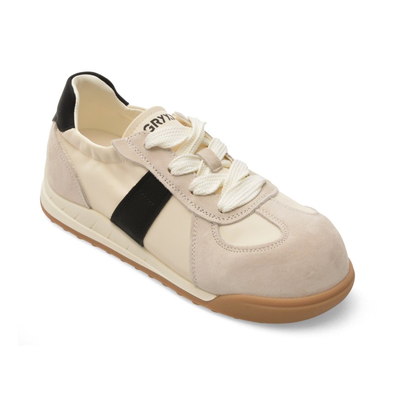 Pantofi sport GRYXX alb-negru, 2679, din material textil
