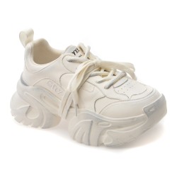 Pantofi sport GRYXX albi, 57015, din piele naturala