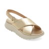 Sandale CLARKS aurii, DASH LITE WISH, din piele naturala