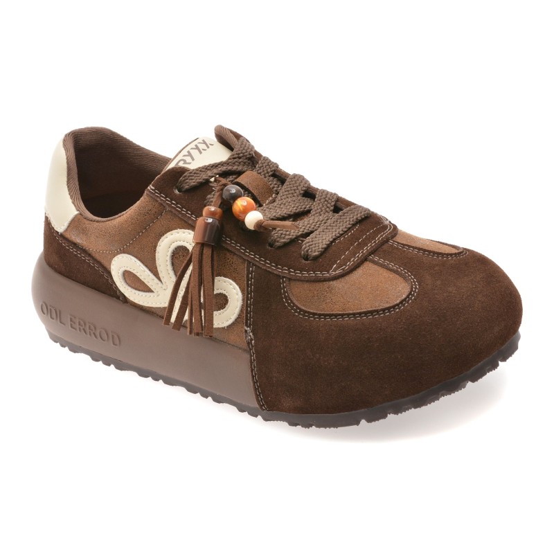 Pantofi sport GRYXX maro, 6812, din piele ecologica