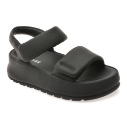 Sandale GRYXX negre, AG80006, din piele ecologica