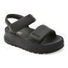 Sandale GRYXX negre, AG80006, din piele ecologica