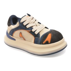 Pantofi sport GRYXX albi, 8571, din piele ecologica